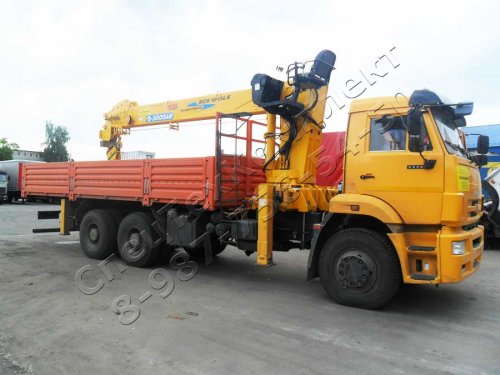 Бортовой Камаз 6520 (КПП ZF 16) с КМУ